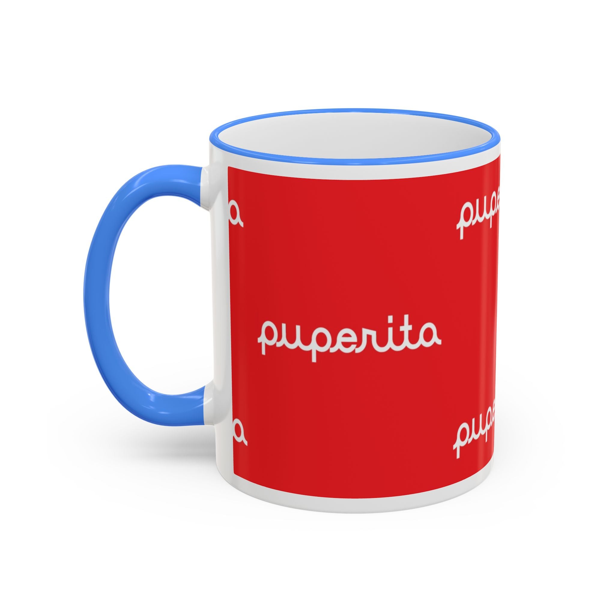 Puperita Accent Rim & Handle Mug (11oz, 15oz)