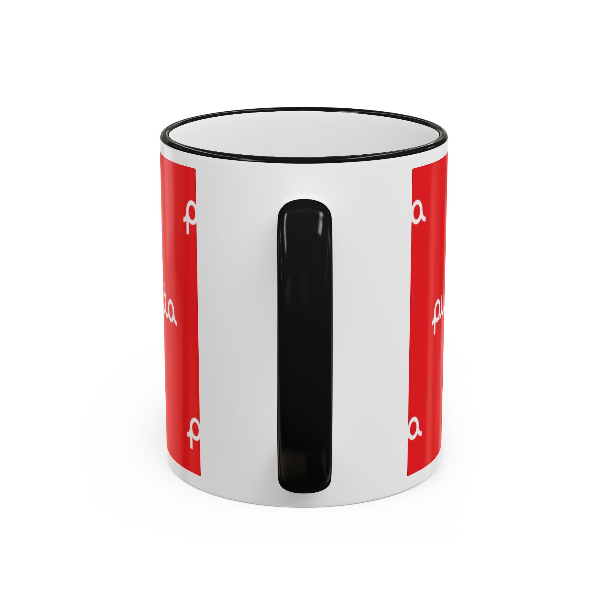 Puperita Accent Rim & Handle Mug (11oz, 15oz)