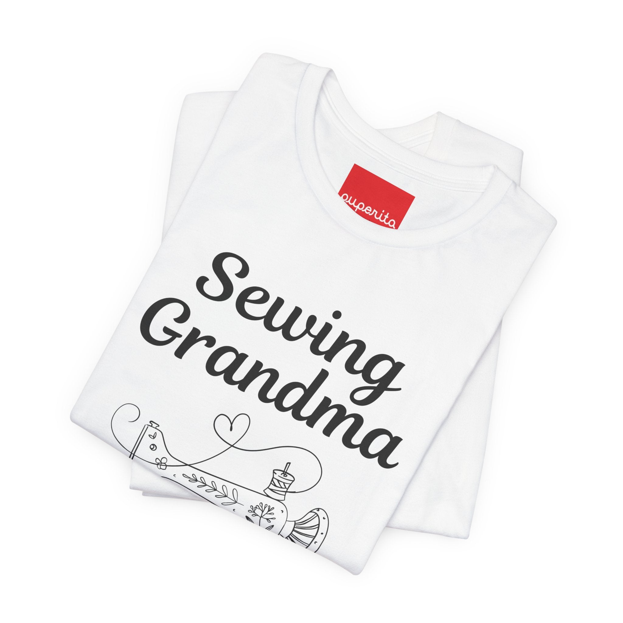 Sewing Grandma Unisex Jersey Short Sleeve Tee by Puperita