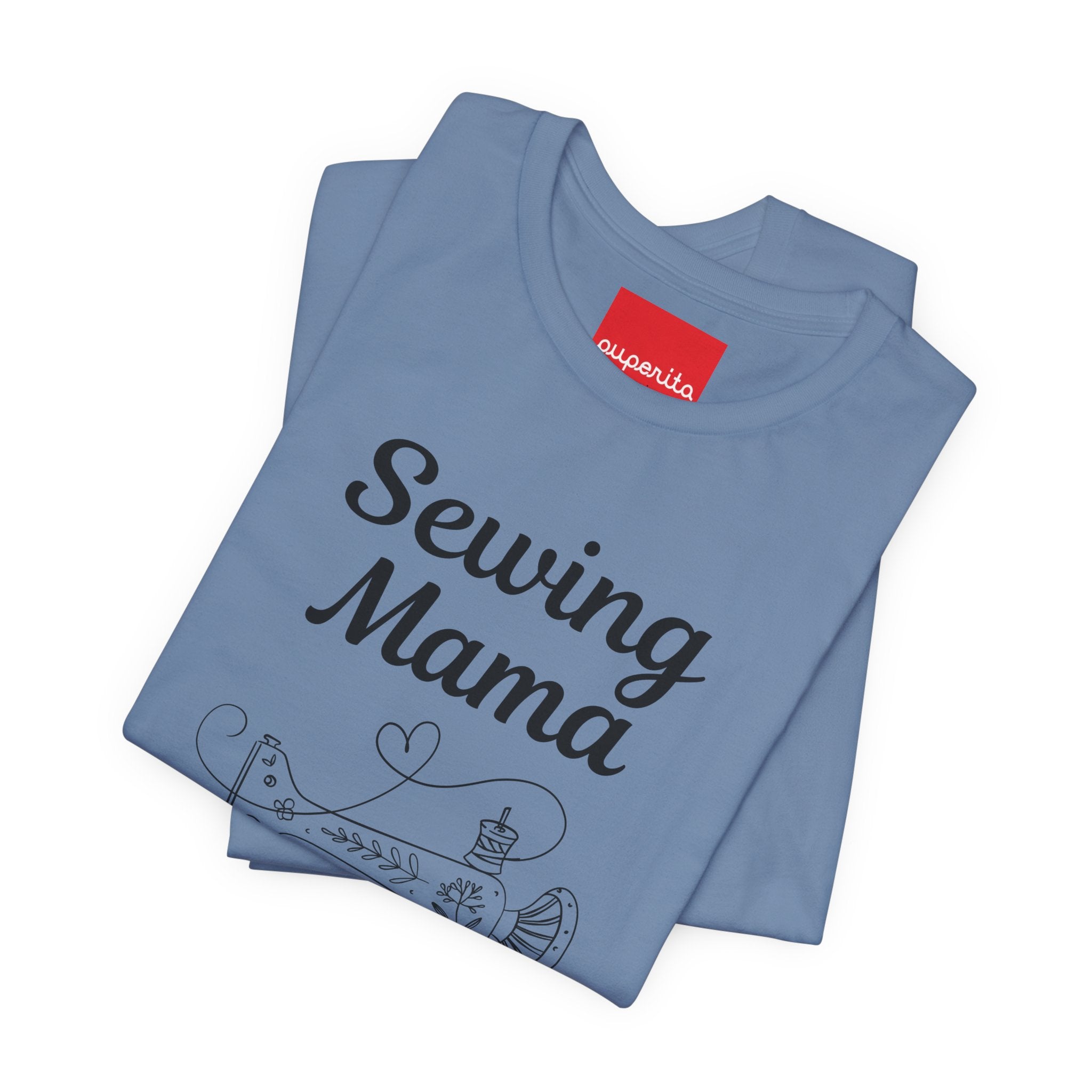 Sewing Mama Unisex Jersey Short Sleeve Tee by Puperita