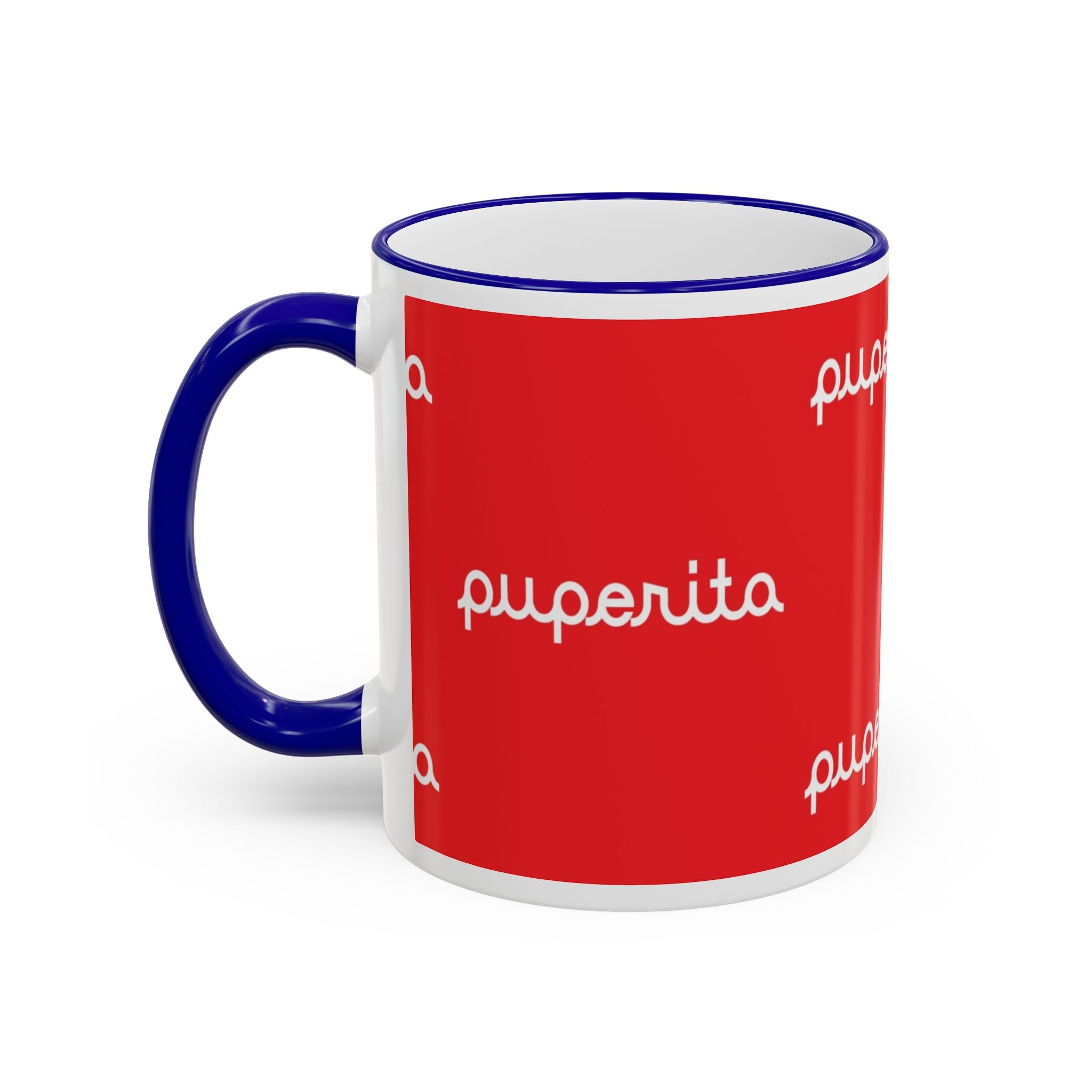 Puperita Accent Rim & Handle Mug (11oz, 15oz)