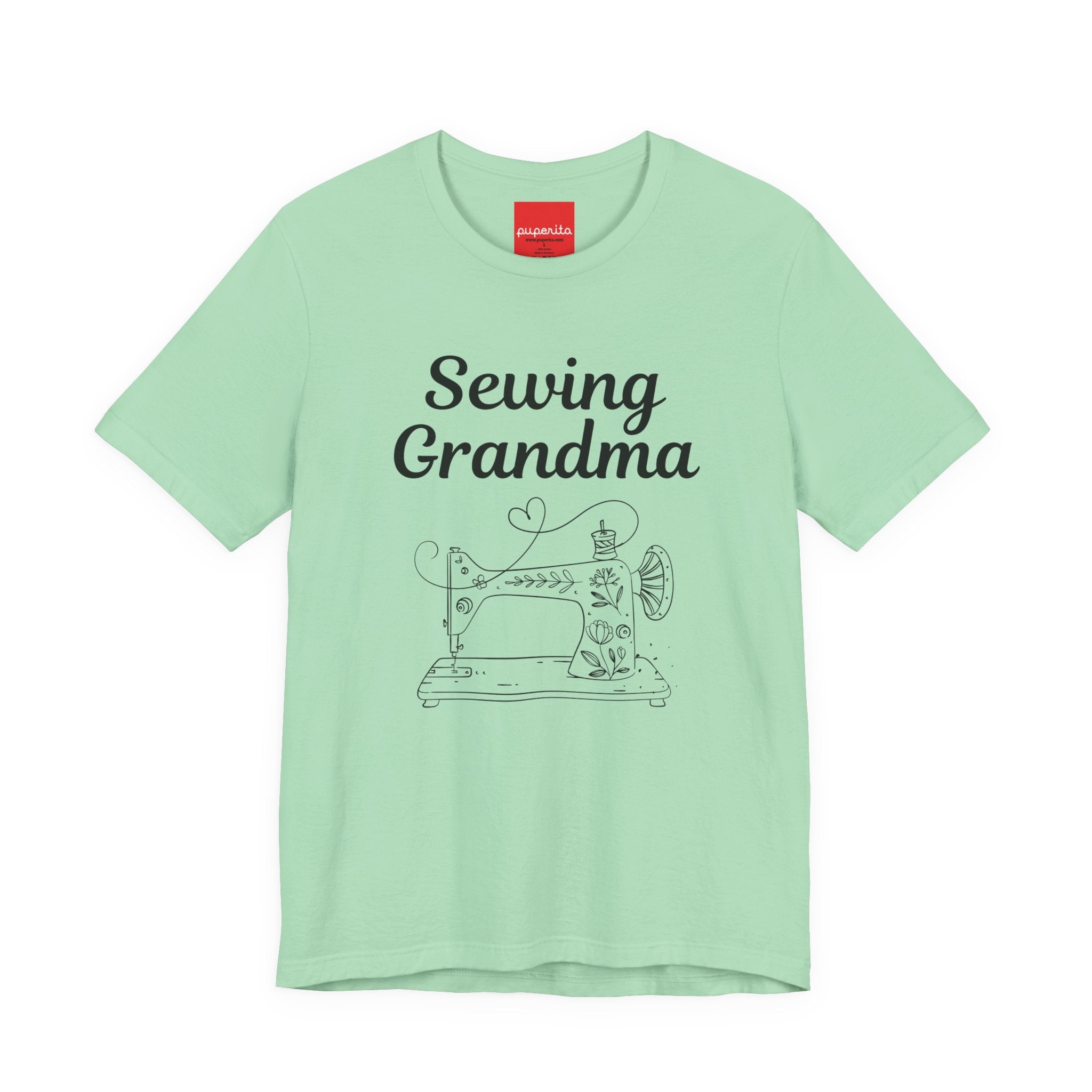 Sewing Grandma Unisex Jersey Short Sleeve Tee by Puperita