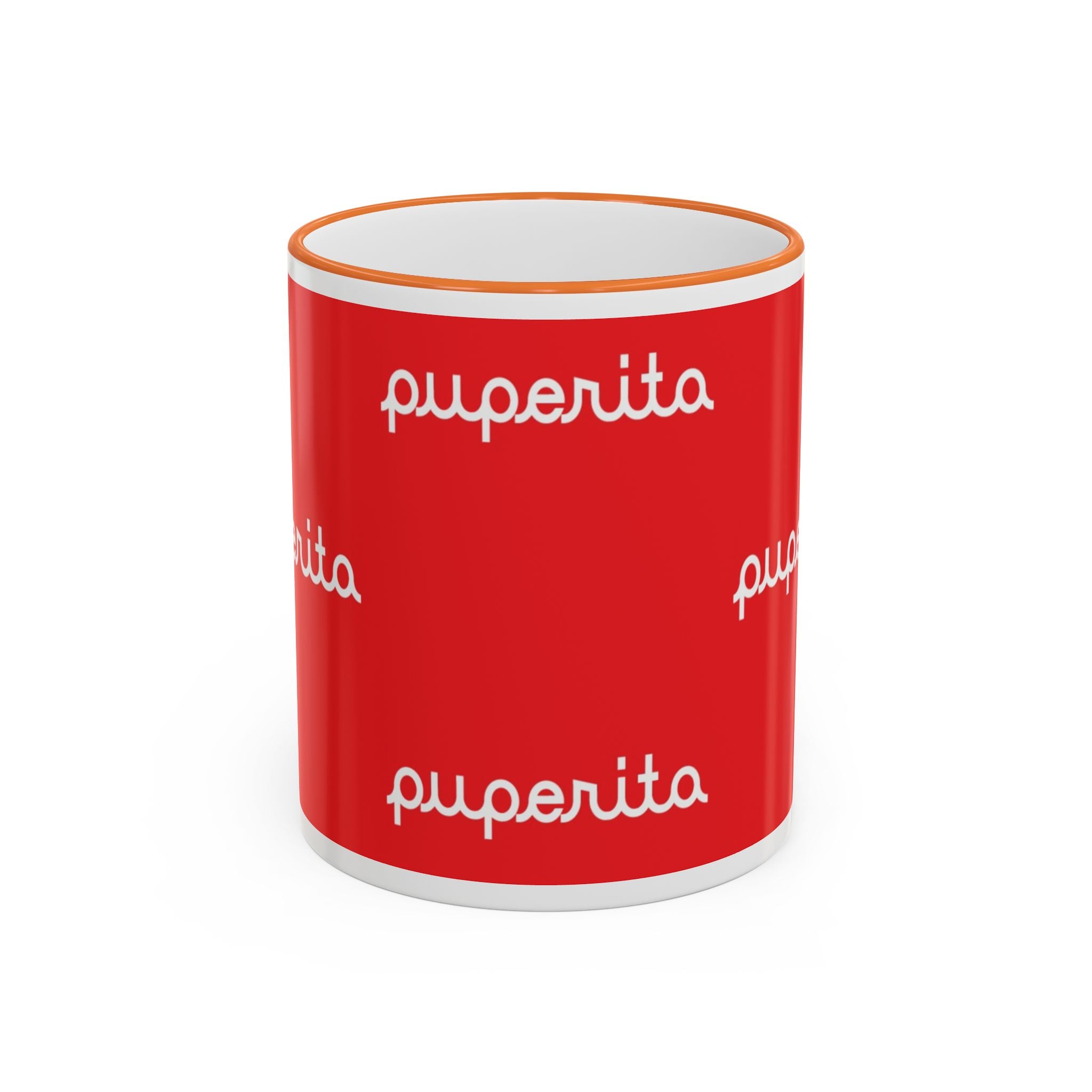 Puperita Accent Rim & Handle Mug (11oz, 15oz)