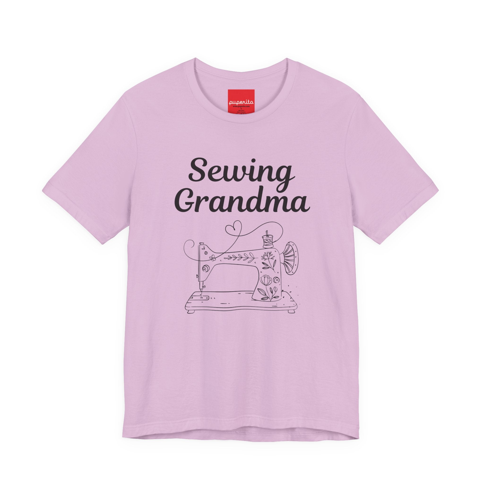 Sewing Grandma Unisex Jersey Short Sleeve Tee by Puperita