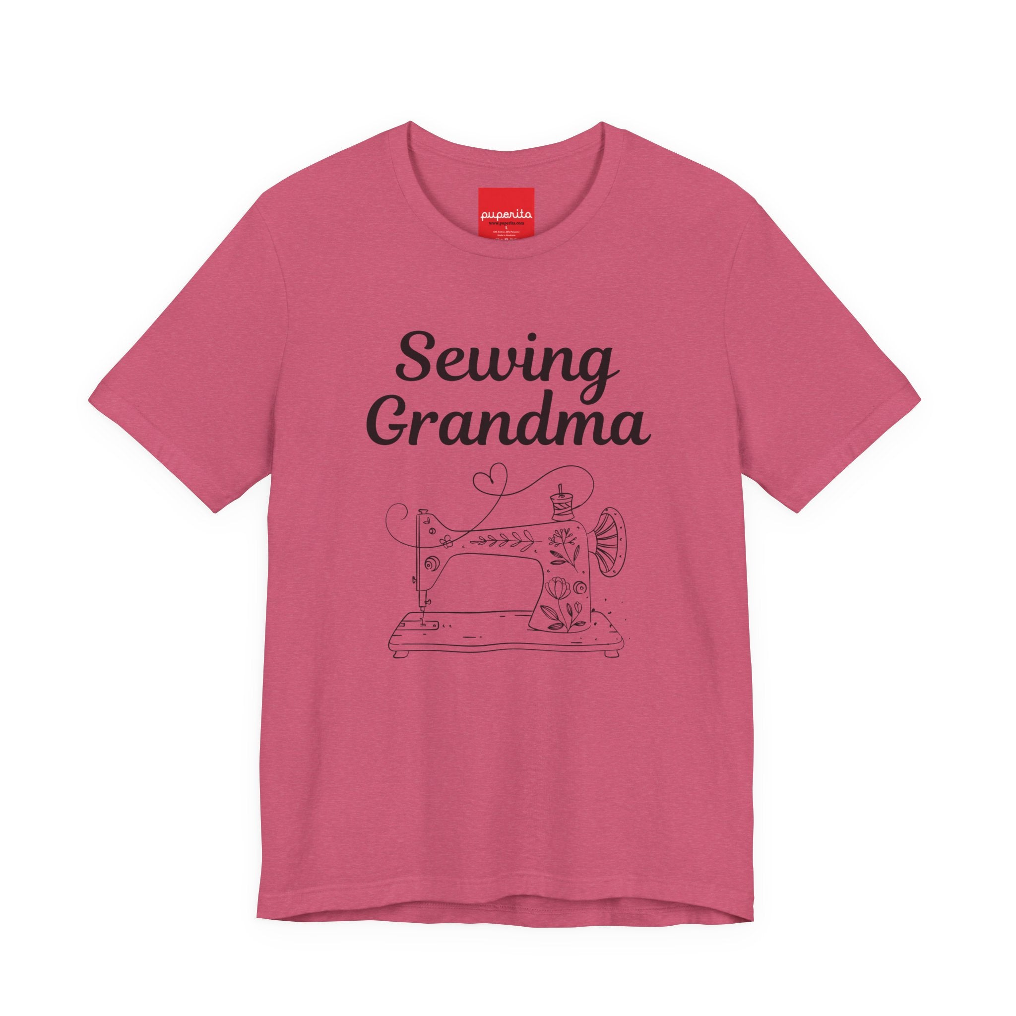 Sewing Grandma Unisex Jersey Short Sleeve Tee by Puperita
