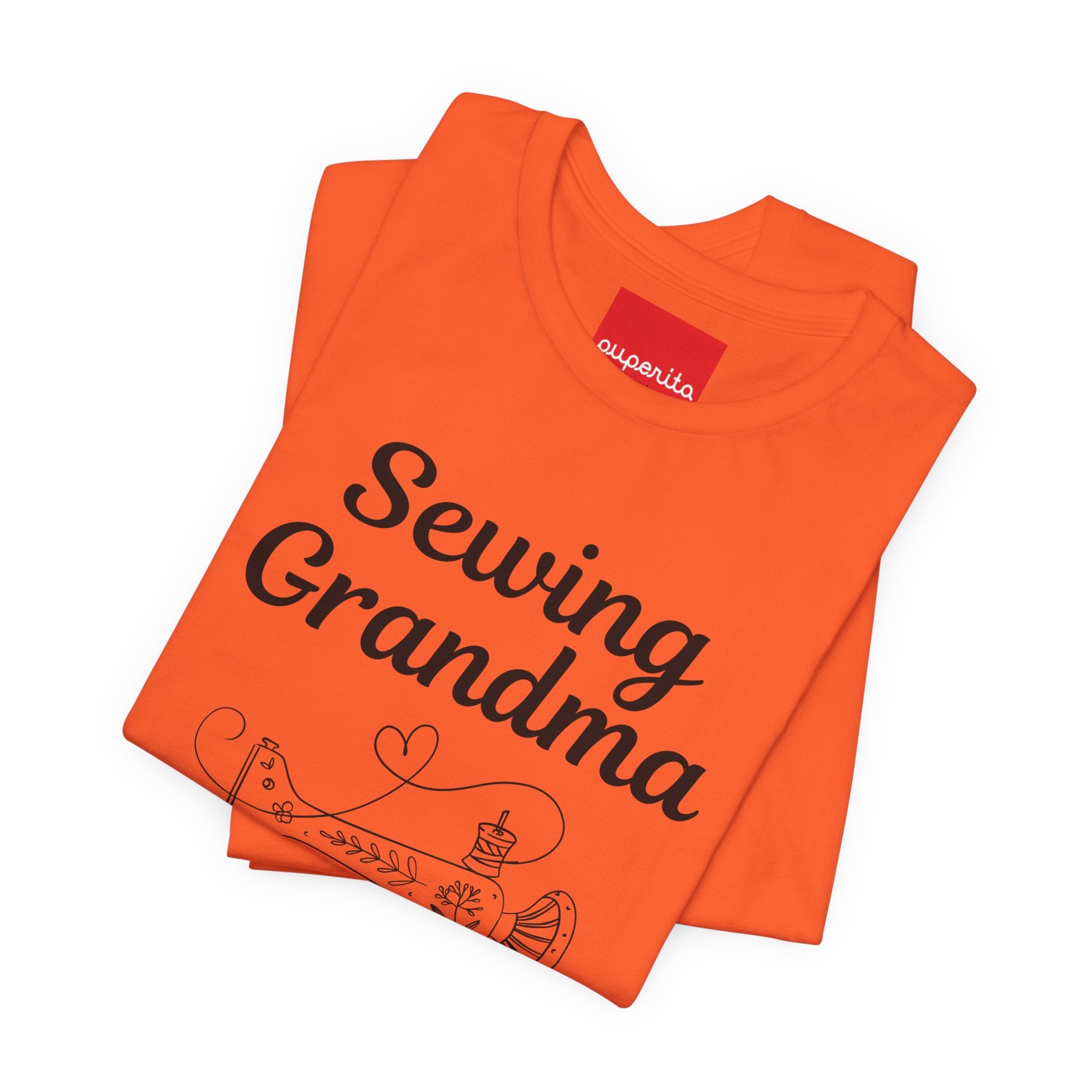 Sewing Grandma Unisex Jersey Short Sleeve Tee by Puperita