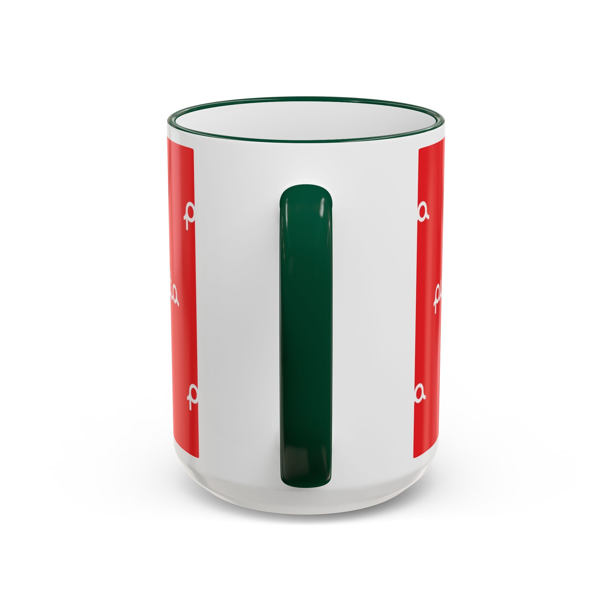 Puperita Accent Rim & Handle Mug (11oz, 15oz)