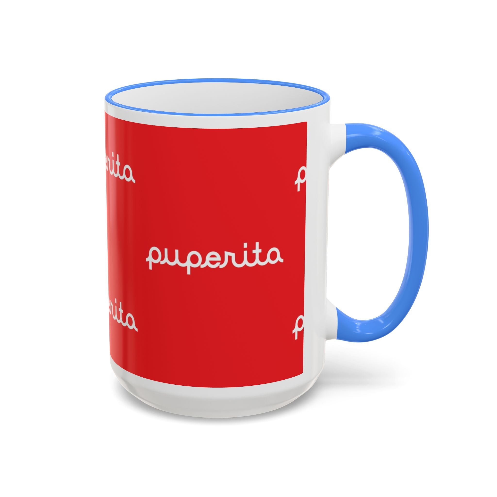 Puperita Accent Rim & Handle Mug (11oz, 15oz)