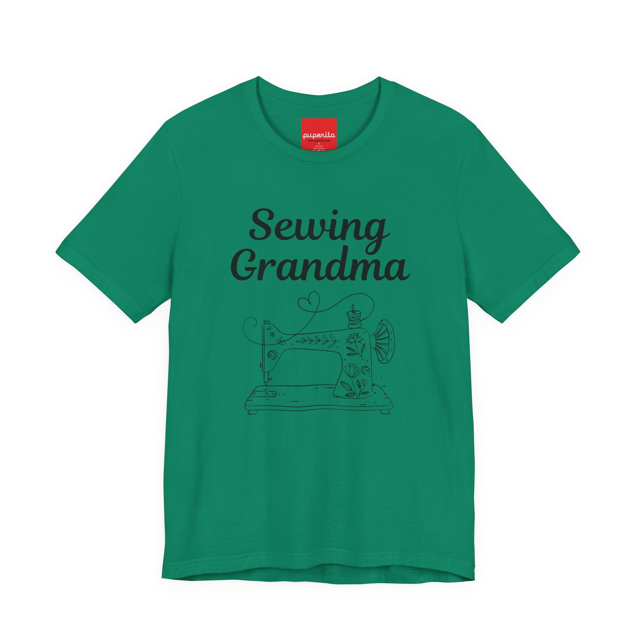 Sewing Grandma Unisex Jersey Short Sleeve Tee by Puperita