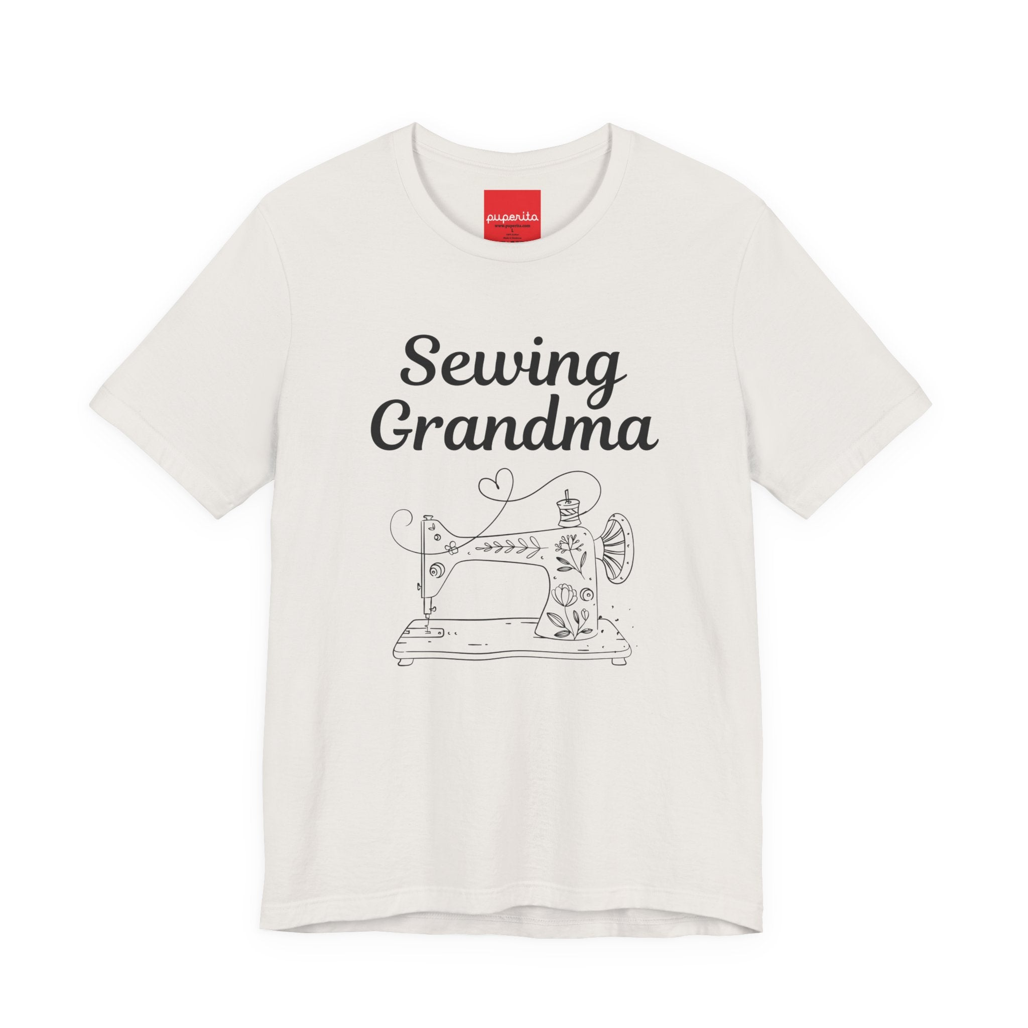 Sewing Grandma Unisex Jersey Short Sleeve Tee by Puperita
