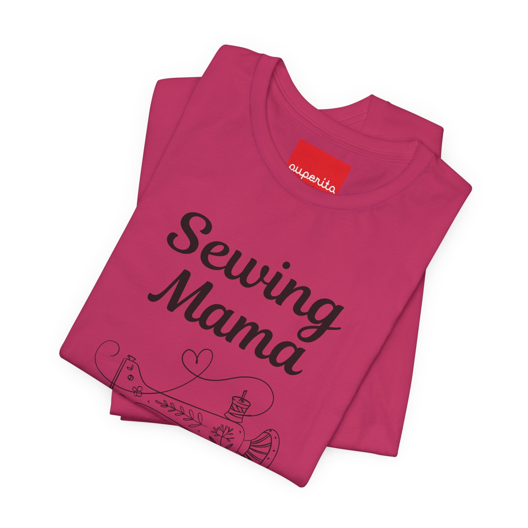 Sewing Mama Unisex Jersey Short Sleeve Tee by Puperita