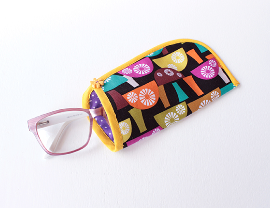 Mushrooms Eyeglass Case Pattern