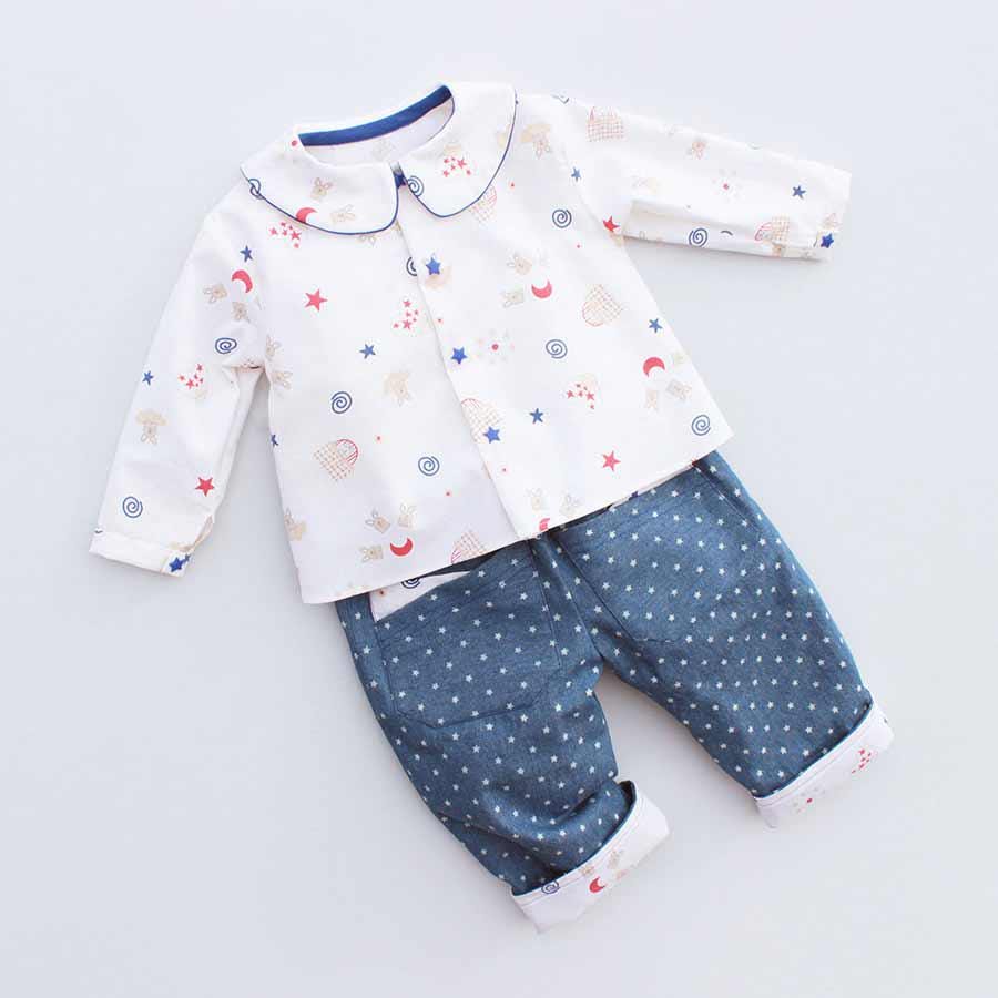 Little Stars Lined Pants Pattern