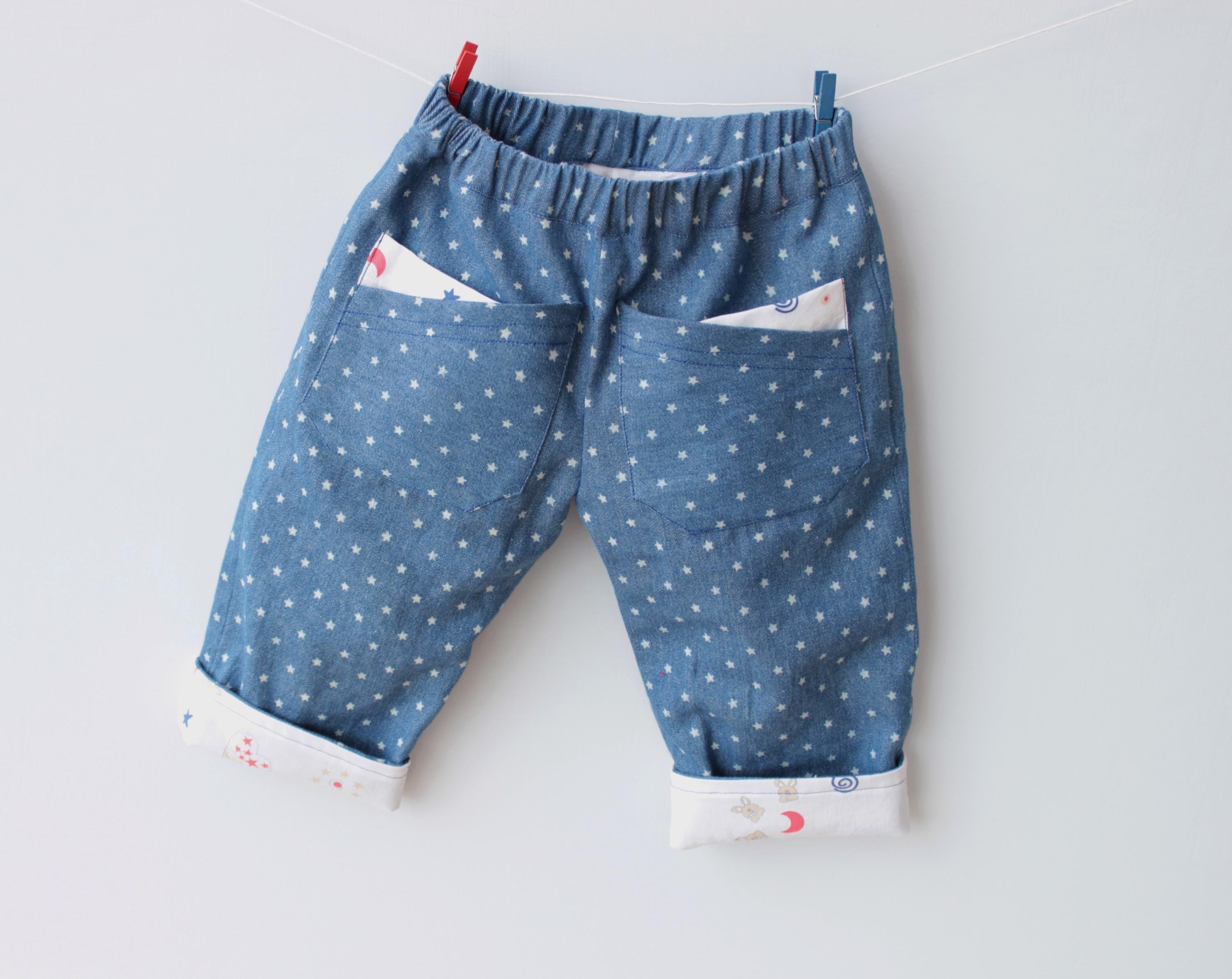 Little Stars Lined Pants Pattern