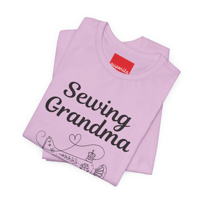 Sewing Grandma Unisex Jersey Short Sleeve Tee by Puperita