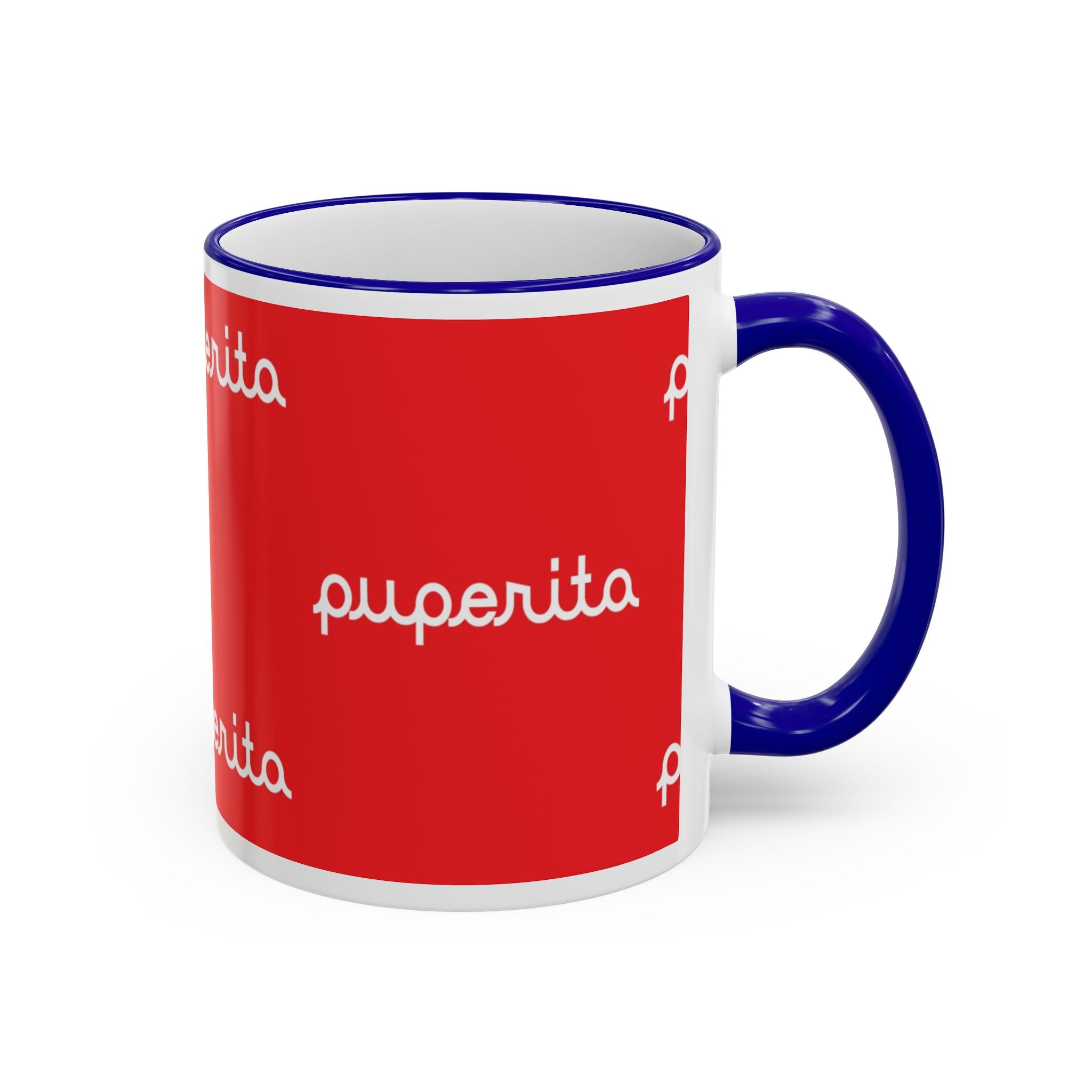 Puperita Accent Rim & Handle Mug (11oz, 15oz)