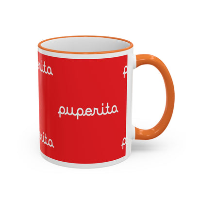 Puperita Accent Rim & Handle Mug (11oz, 15oz)