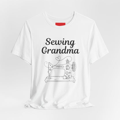 Sewing Grandma Unisex Jersey Short Sleeve Tee by Puperita