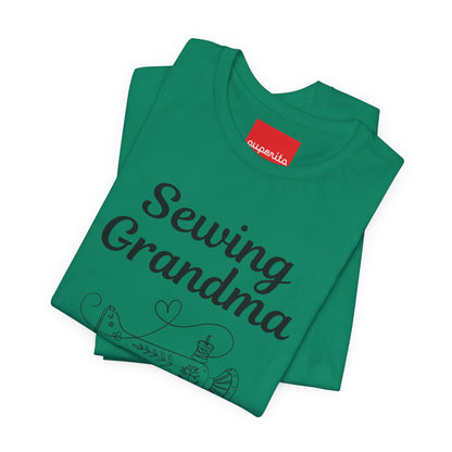 Sewing Grandma Unisex Jersey Short Sleeve Tee by Puperita