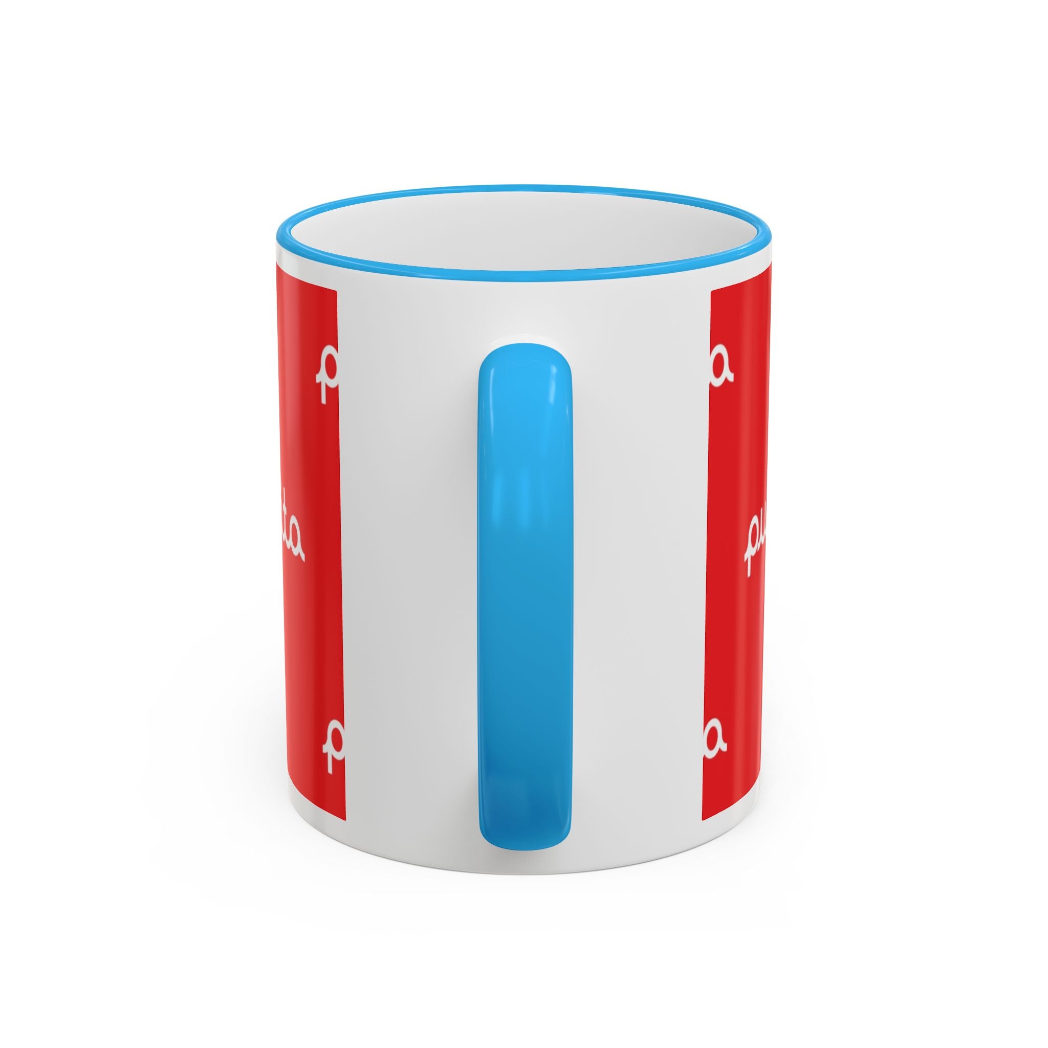 Puperita Accent Rim & Handle Mug (11oz, 15oz)