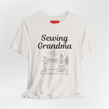 Sewing Grandma Unisex Jersey Short Sleeve Tee by Puperita