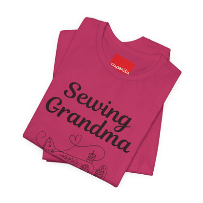 Sewing Grandma Unisex Jersey Short Sleeve Tee by Puperita
