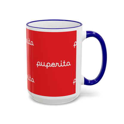 Puperita Accent Rim & Handle Mug (11oz, 15oz)