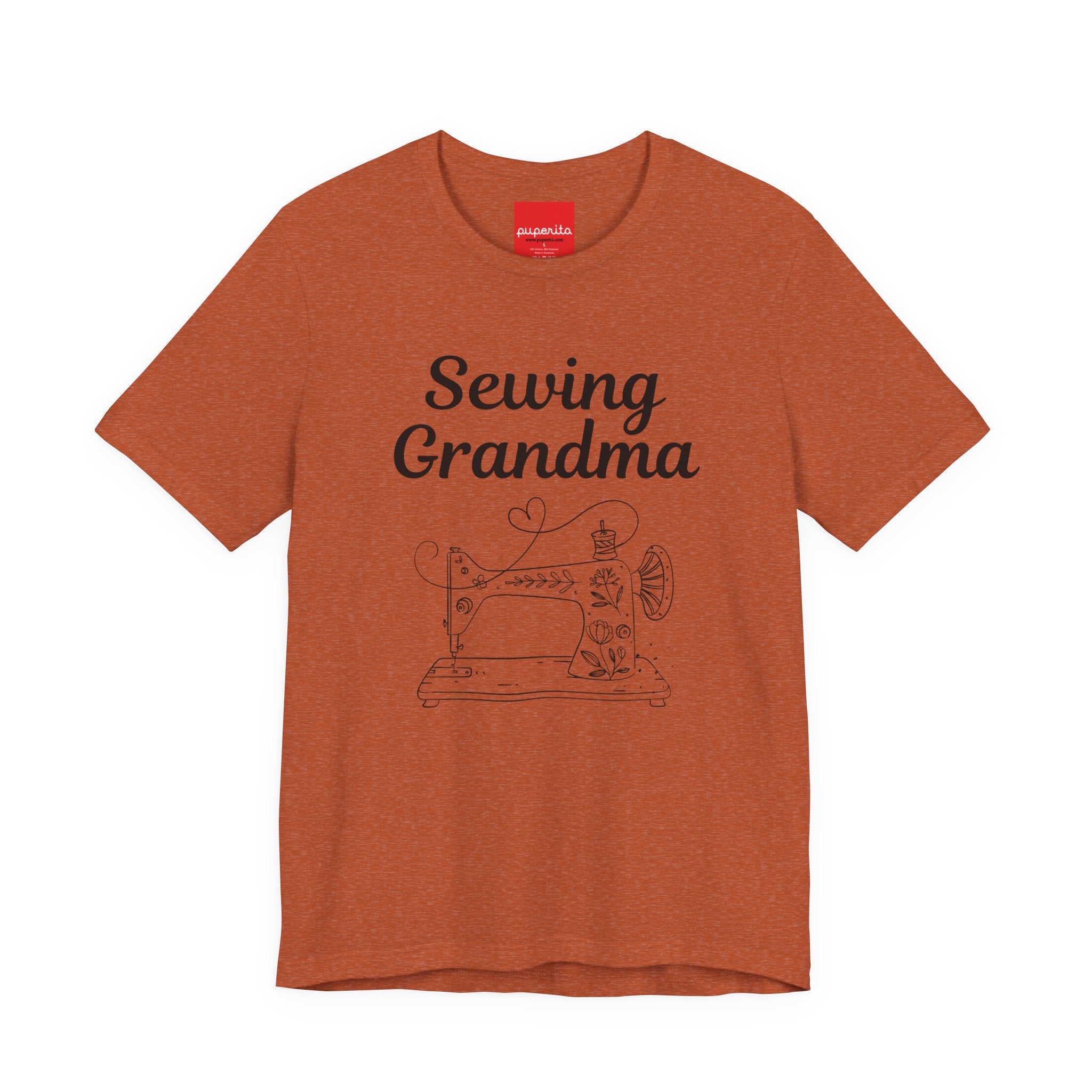 Sewing Grandma Unisex Jersey Short Sleeve Tee by Puperita