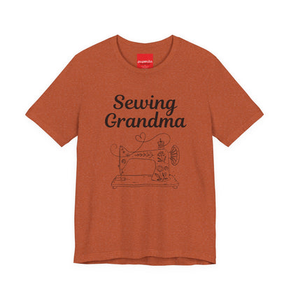 Sewing Grandma Unisex Jersey Short Sleeve Tee by Puperita