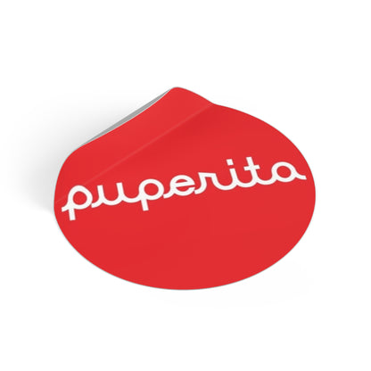 Puperita Round Vinyl Stickers