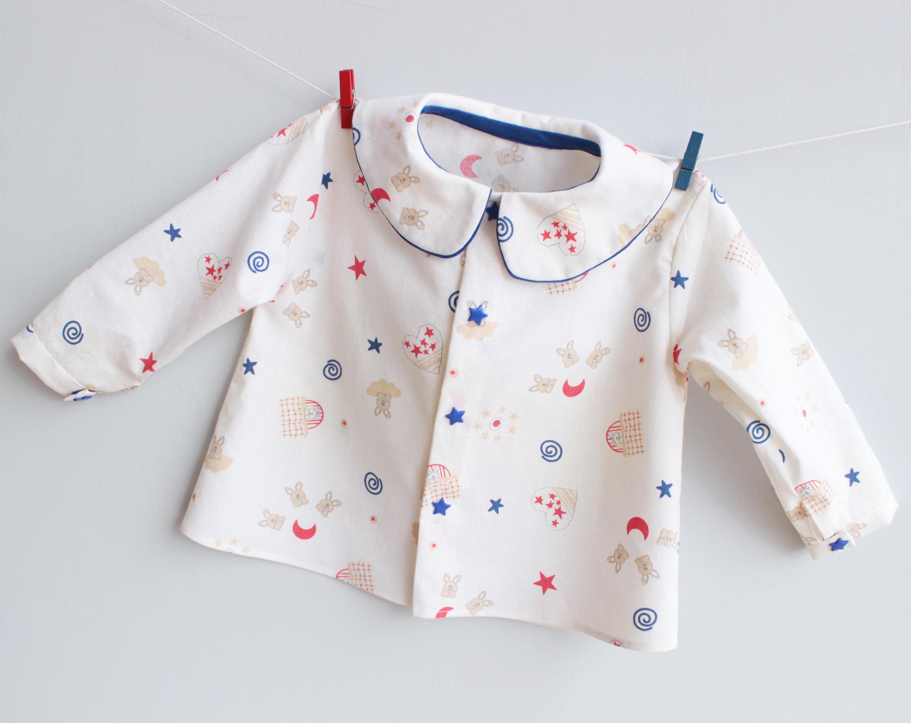 Little Stars Shirt Pattern