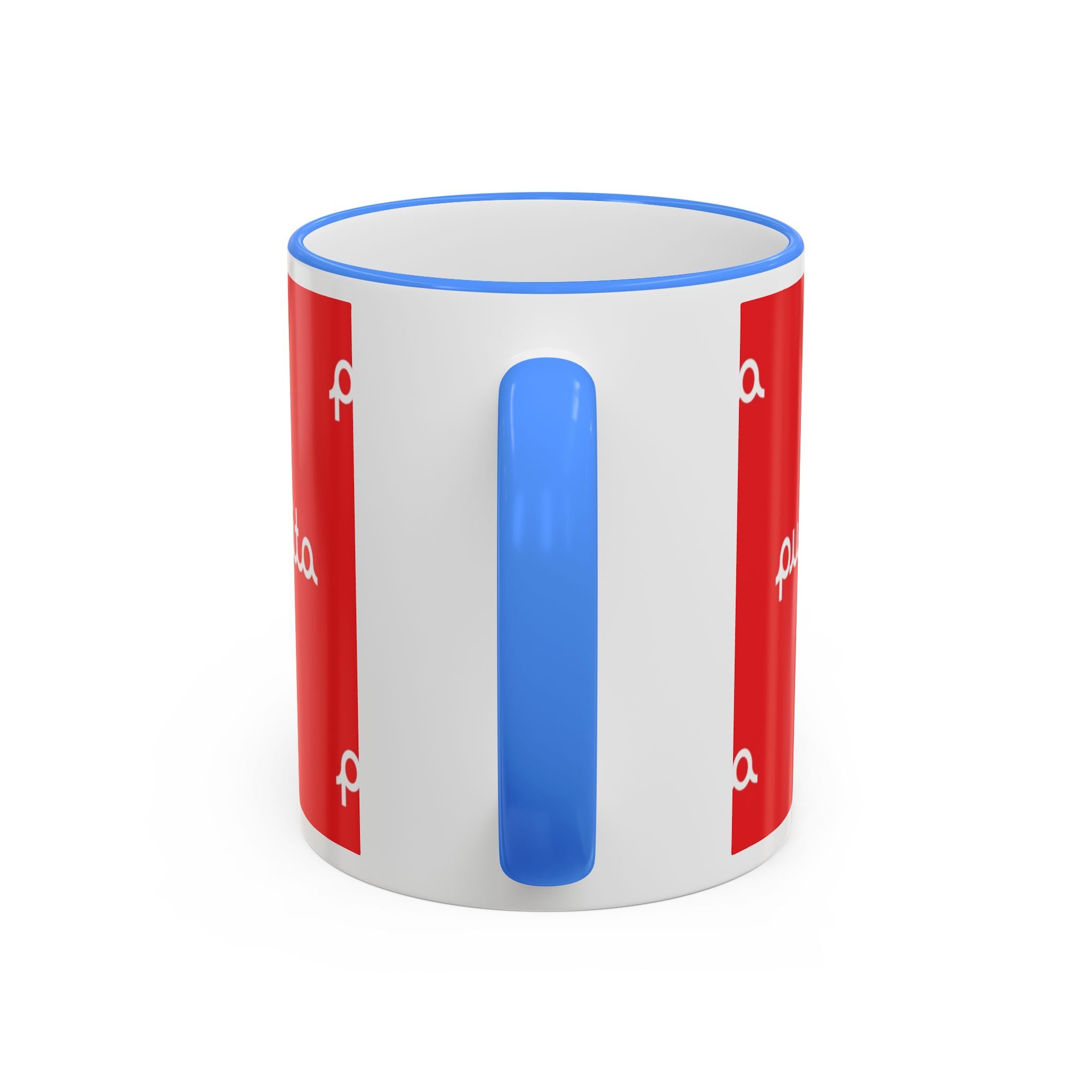 Puperita Accent Rim & Handle Mug (11oz, 15oz)