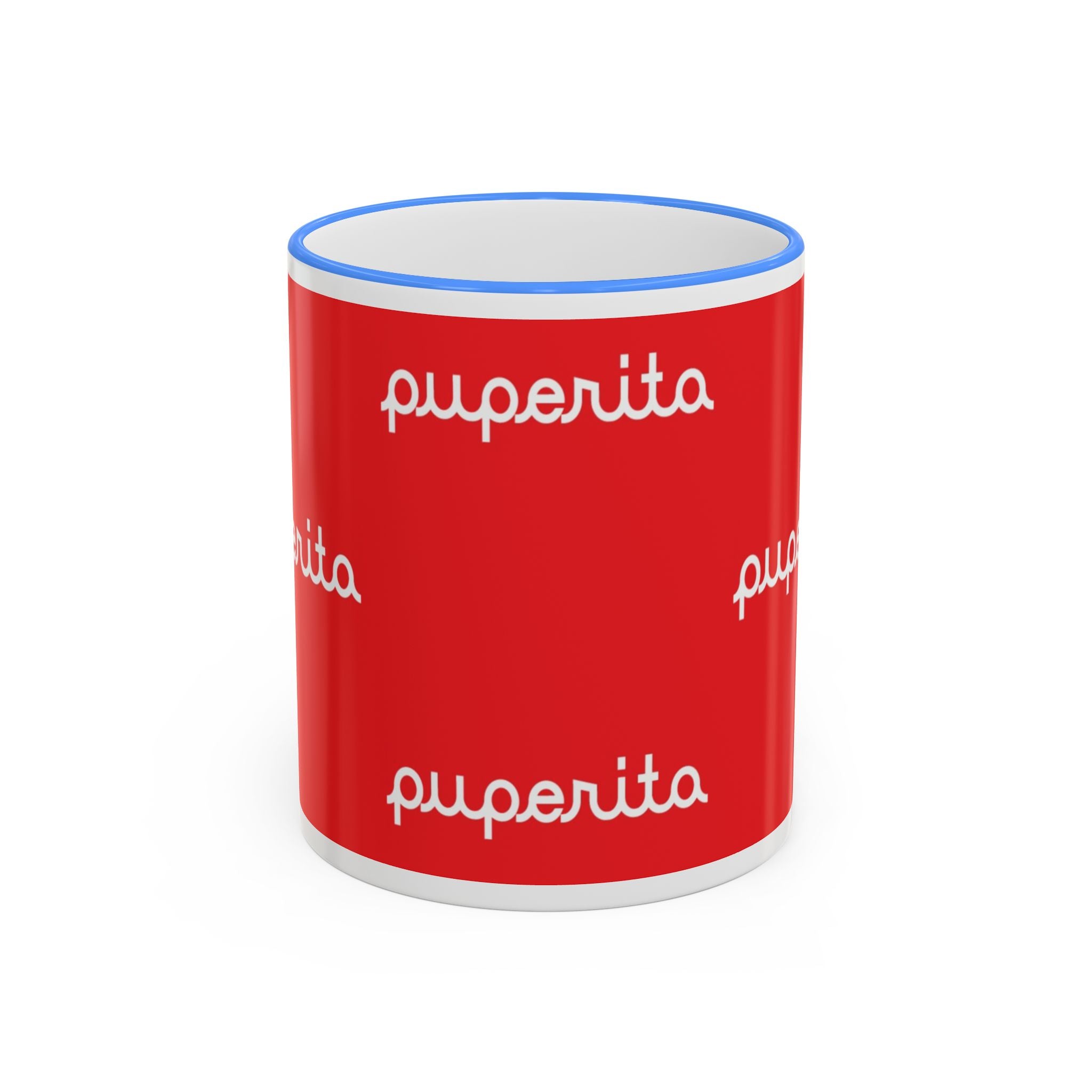 Puperita Accent Rim & Handle Mug (11oz, 15oz)