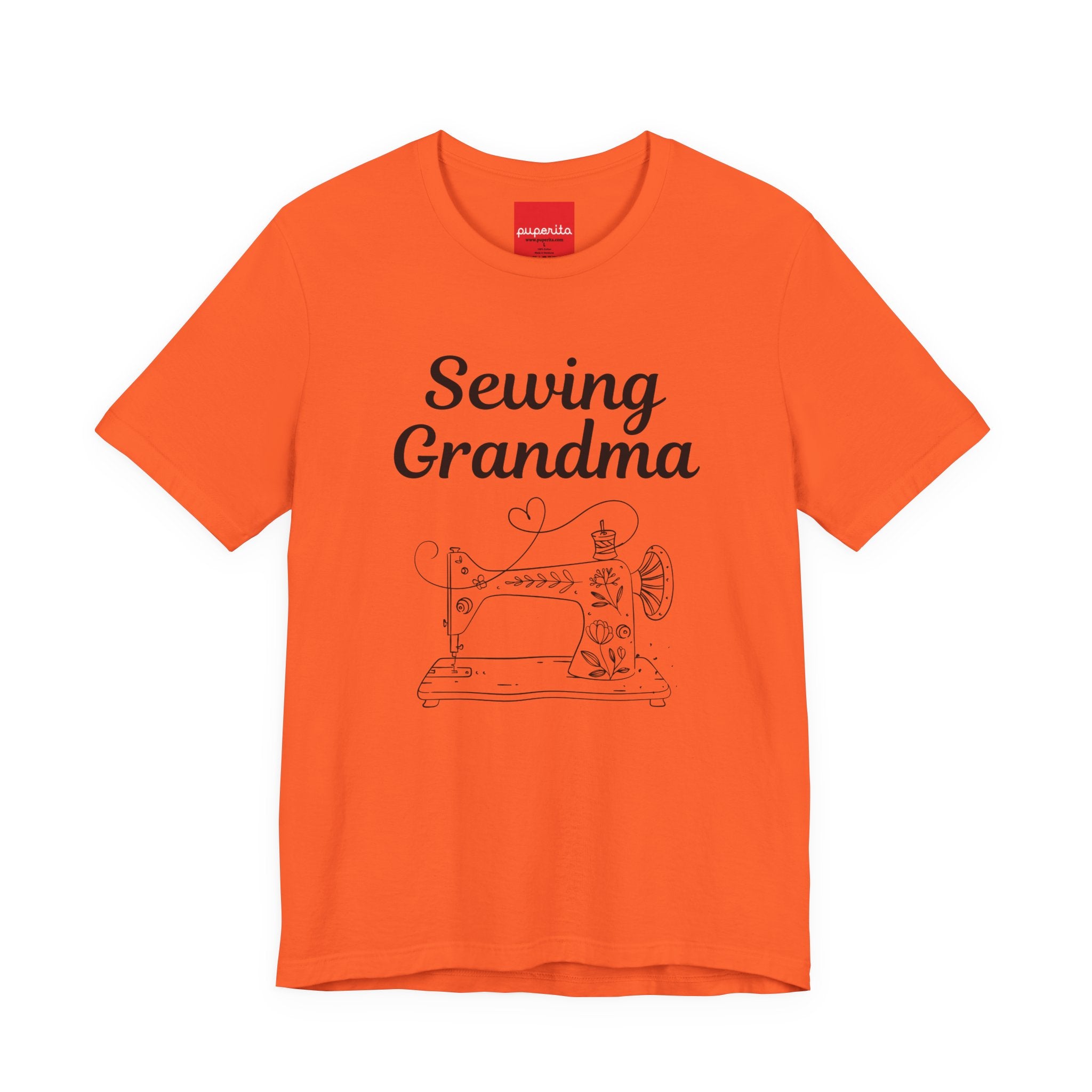 Sewing Grandma Unisex Jersey Short Sleeve Tee by Puperita