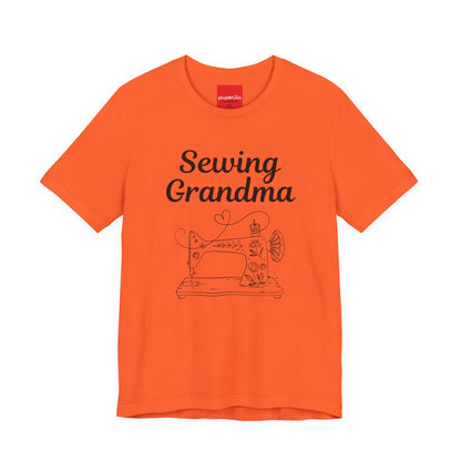 Sewing Grandma Unisex Jersey Short Sleeve Tee by Puperita