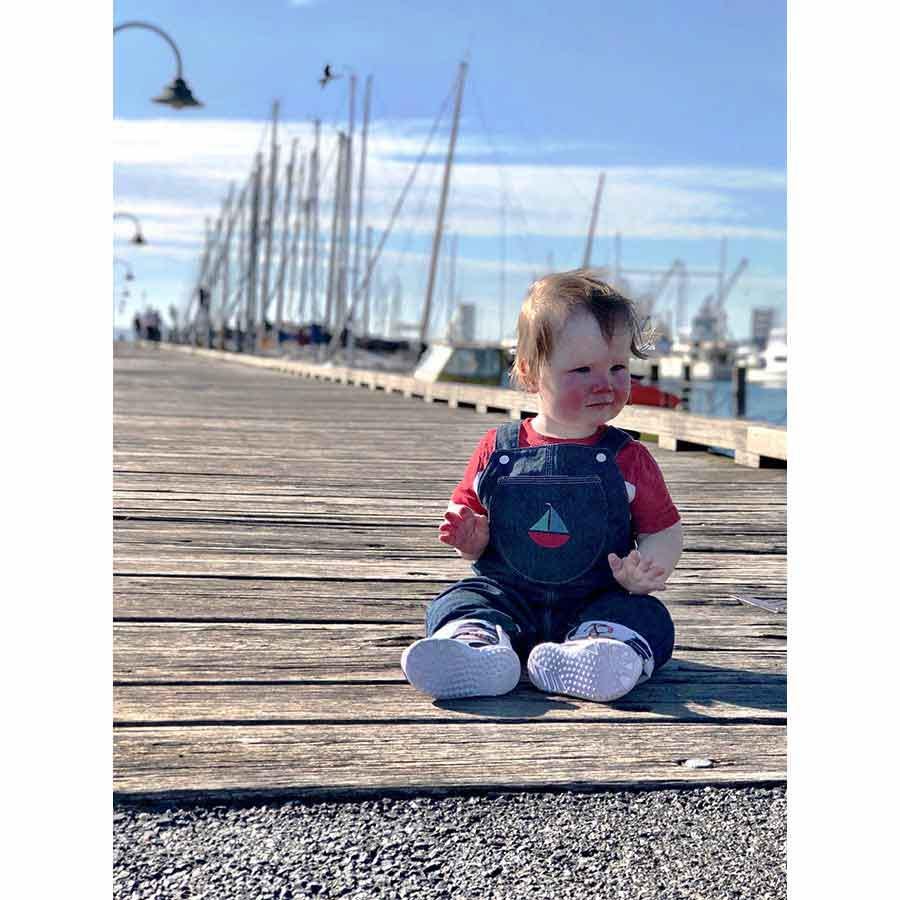 Ahoy Lined Reversible Romper Pattern