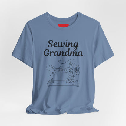 Sewing Grandma Unisex Jersey Short Sleeve Tee by Puperita