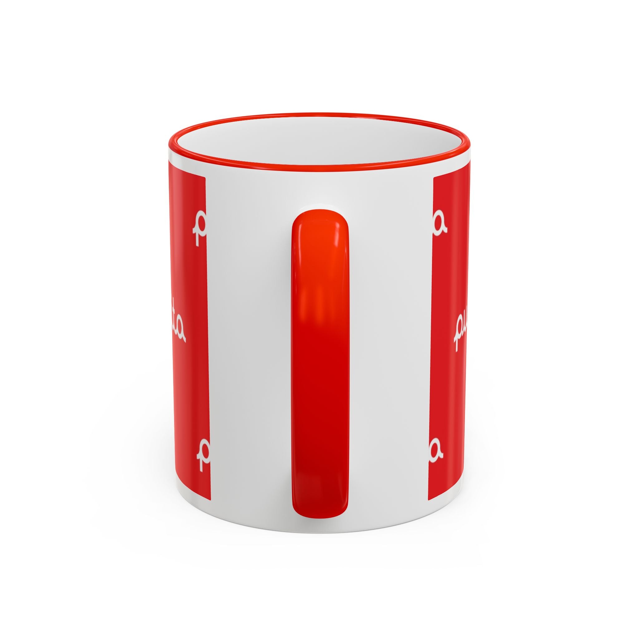 Puperita Accent Rim & Handle Mug (11oz, 15oz)