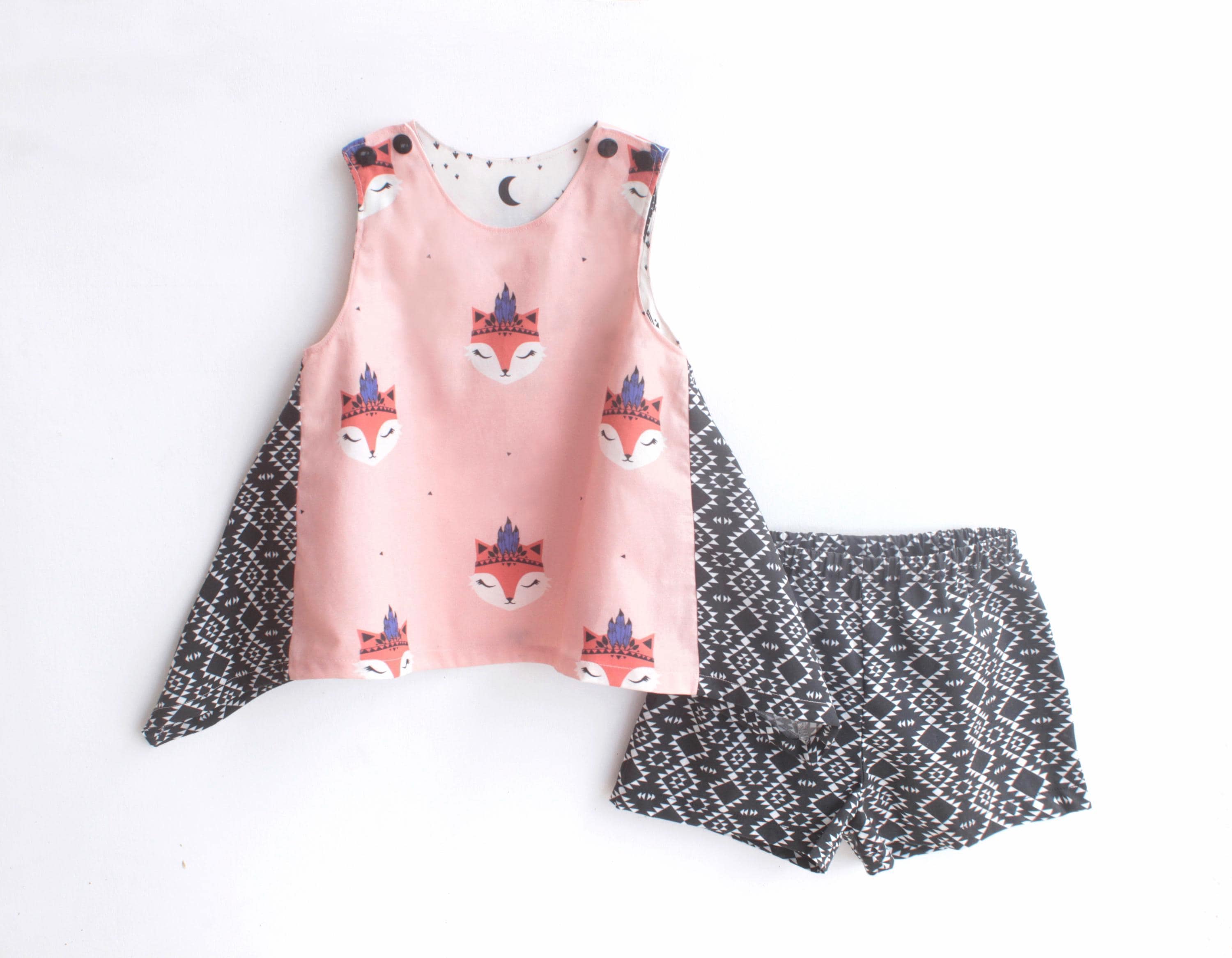 Perky Top & Shorts Pattern Set