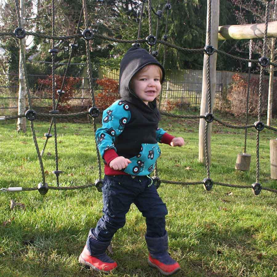 Percy Hooded Tee and Sweatshirt