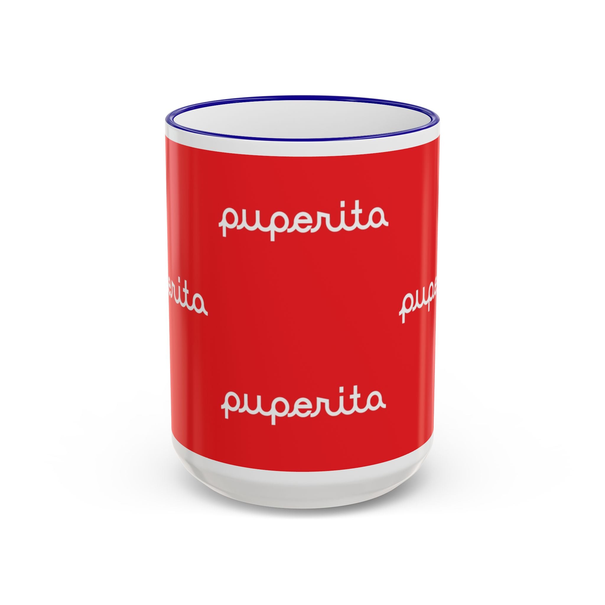 Puperita Accent Rim & Handle Mug (11oz, 15oz)