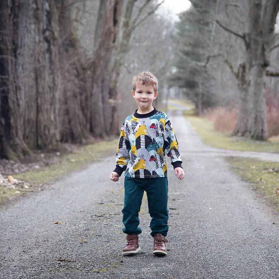 Hearty Drop Shoulder Sweater Pattern