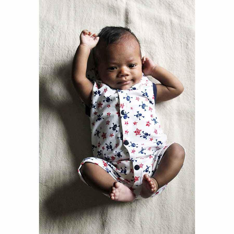 Apple Fun Romper Pattern