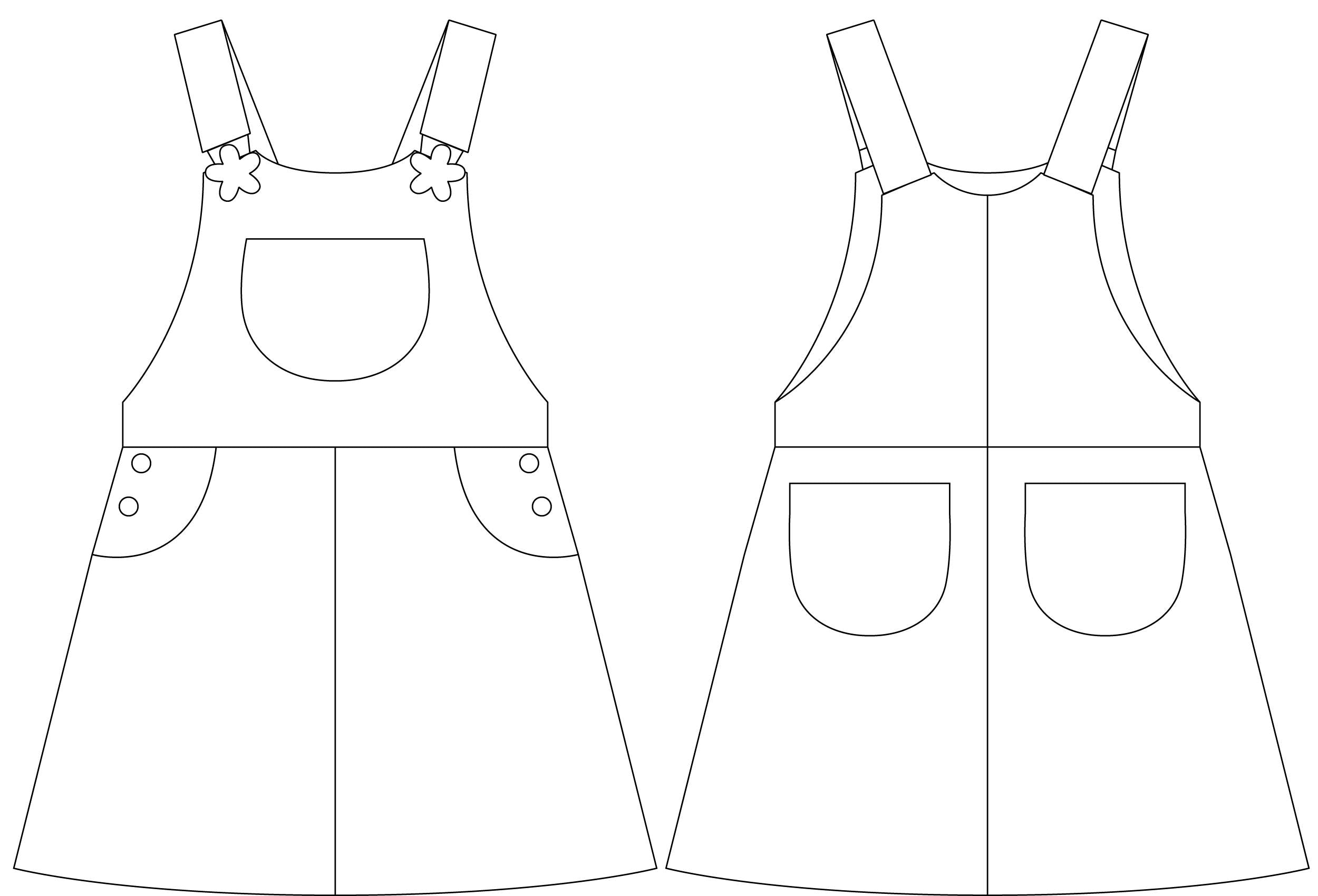 Bloomy Dress & Pinafore Pattern
