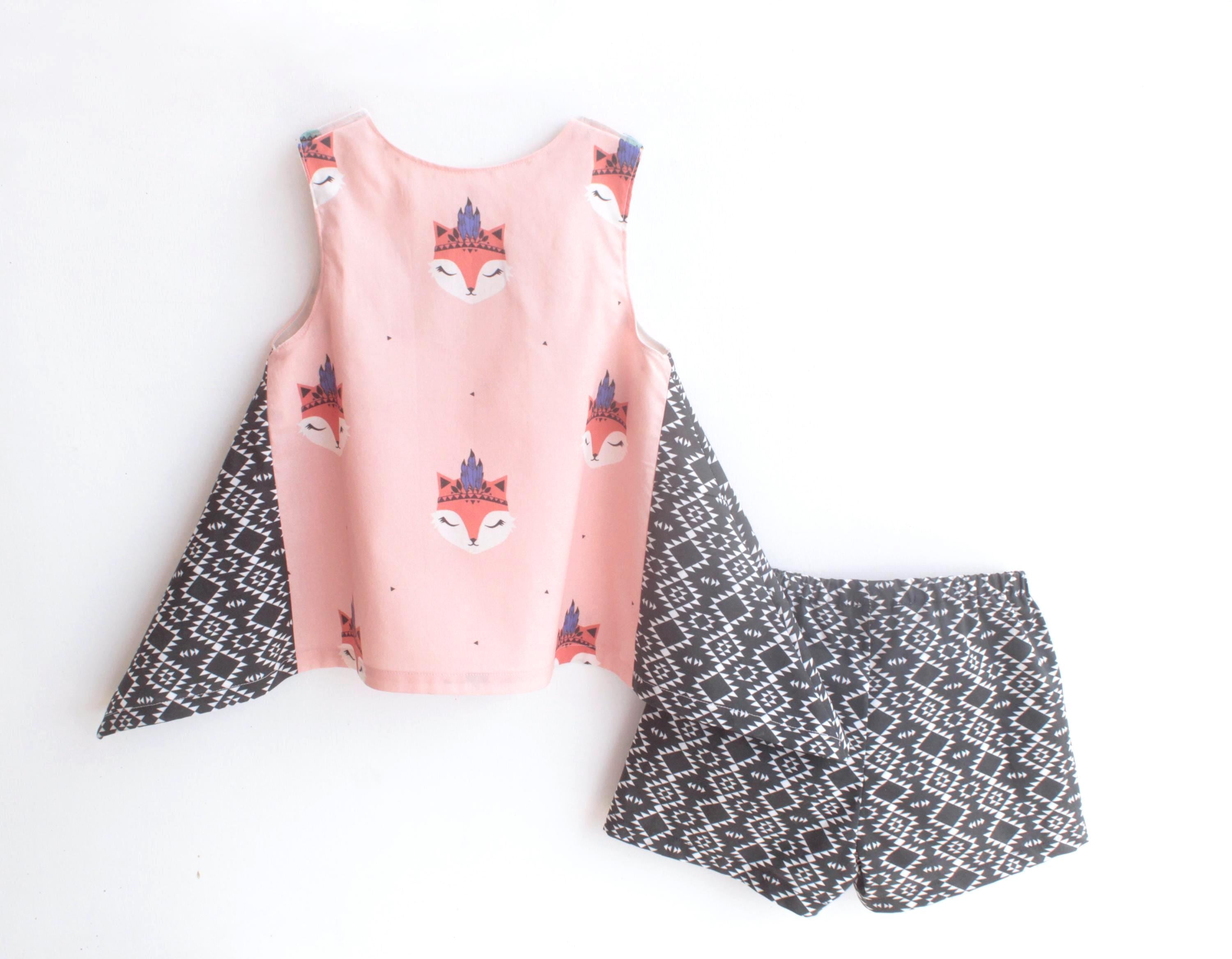 Perky Top & Shorts Pattern Set