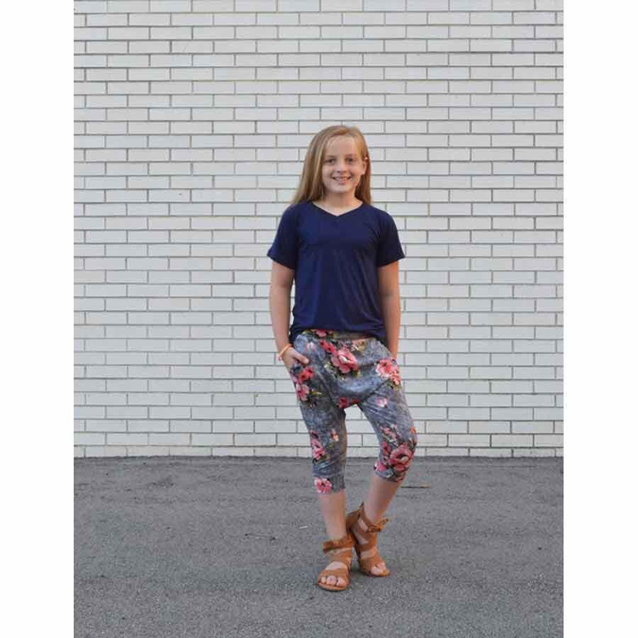 Grunge Raglan T-Shirt Pattern