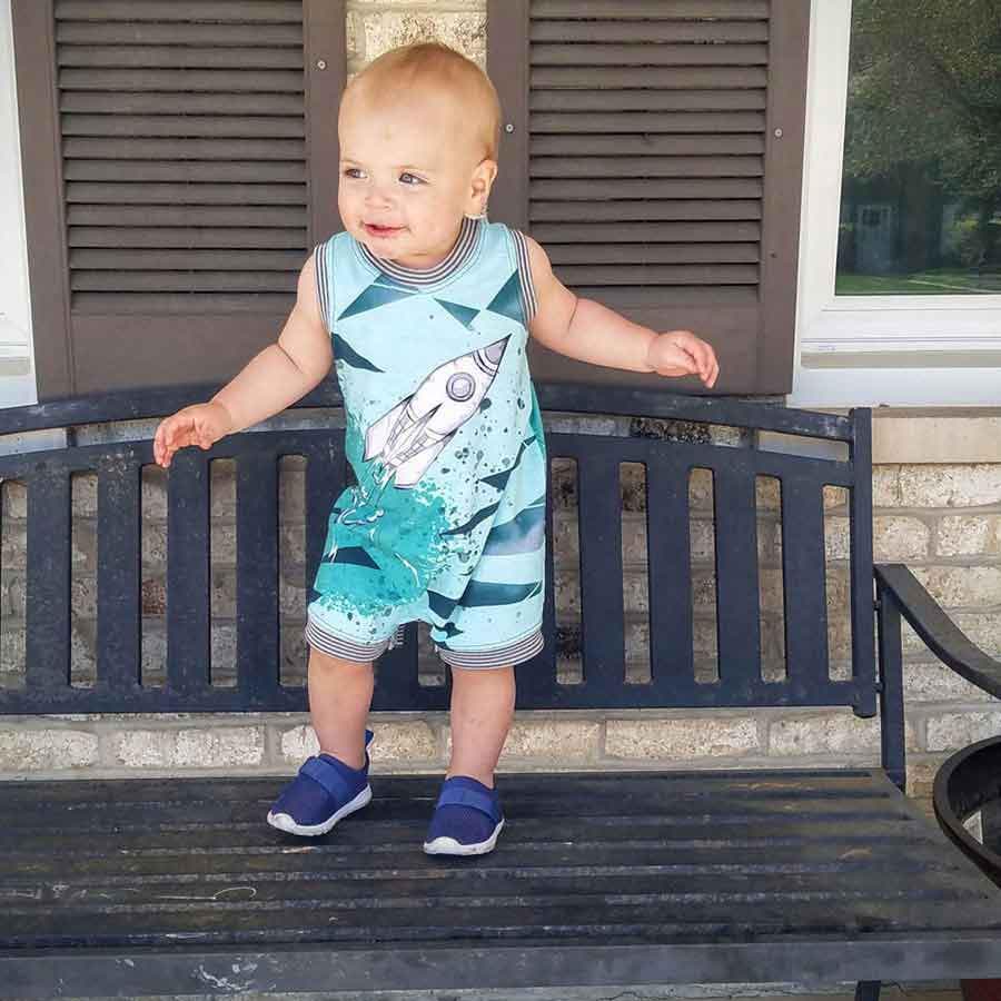 Funny Friends Short Romper Pattern
