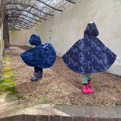Raindrops Raincoat Cape Pattern