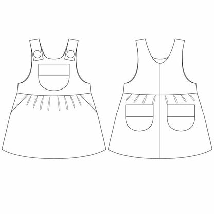 Lil Critters Dress & Pinafore Pattern