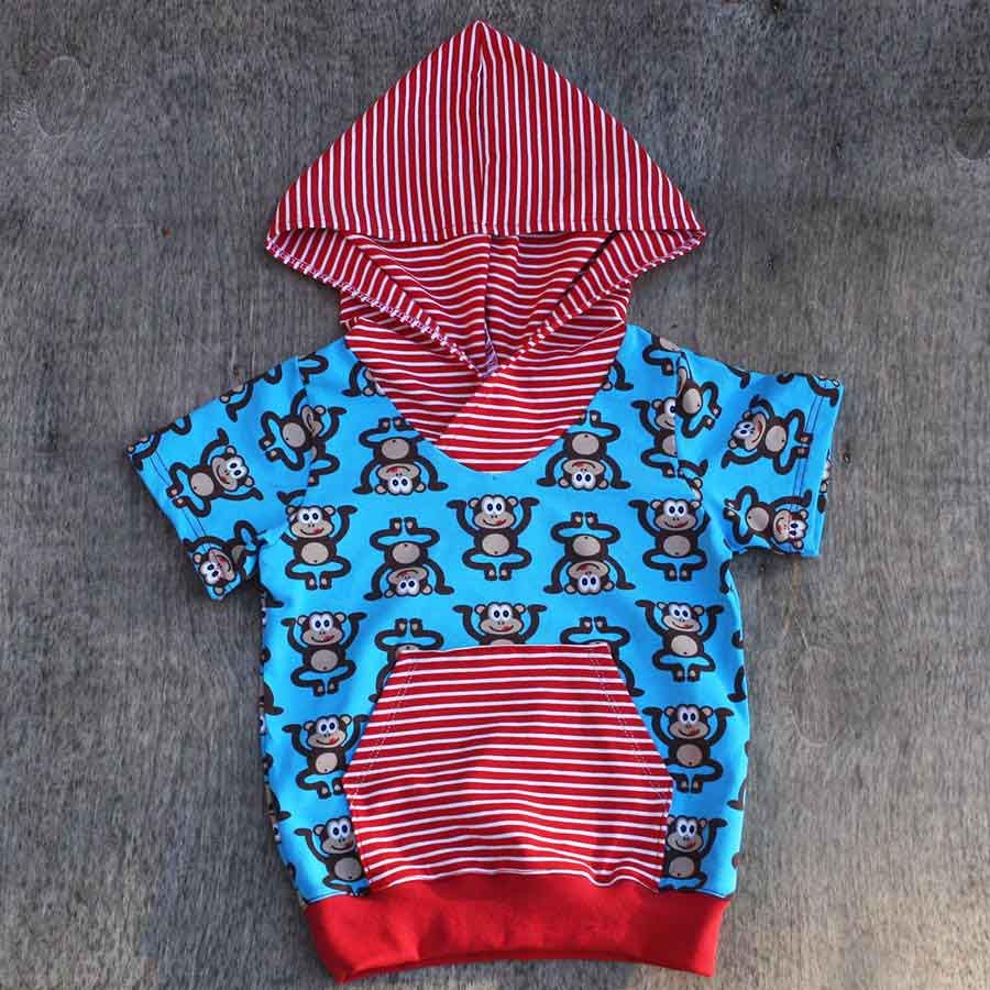 Percy Hooded Tee and Sweatshirt